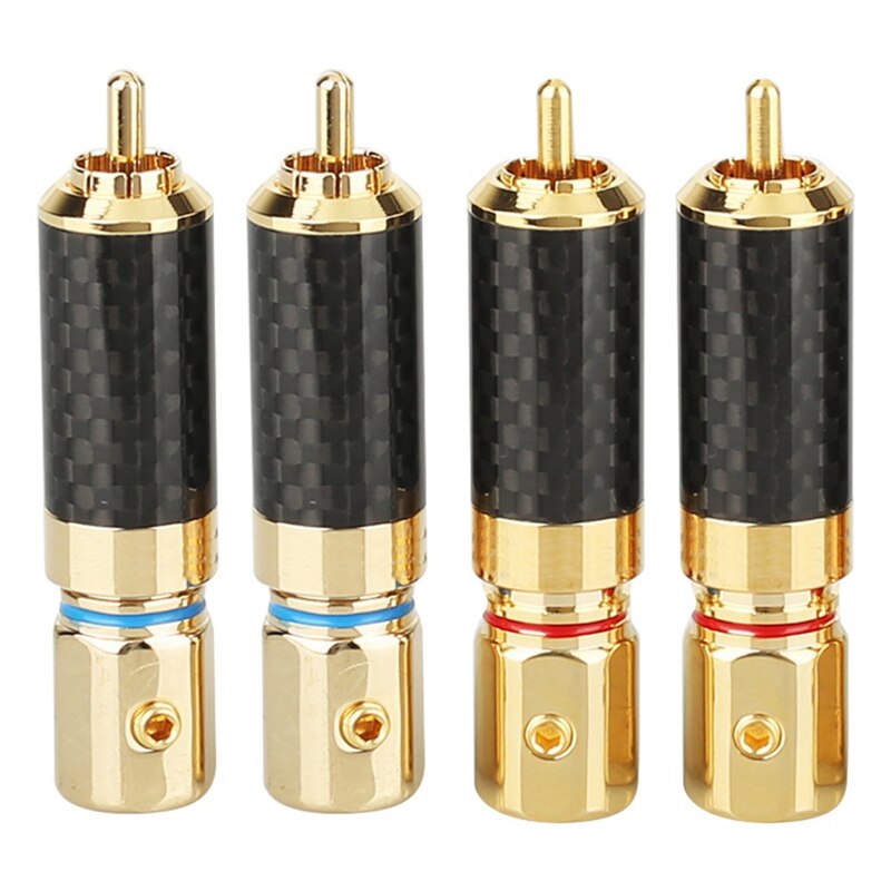 Ҹ 4Pcs   RCA ÷  RCA Ŀ      WBT ÷ 61.5Mm x 14.5Mm